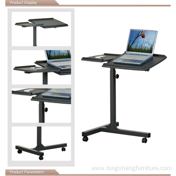 Simple Design Small Adjustable Laptop Table On Wheels